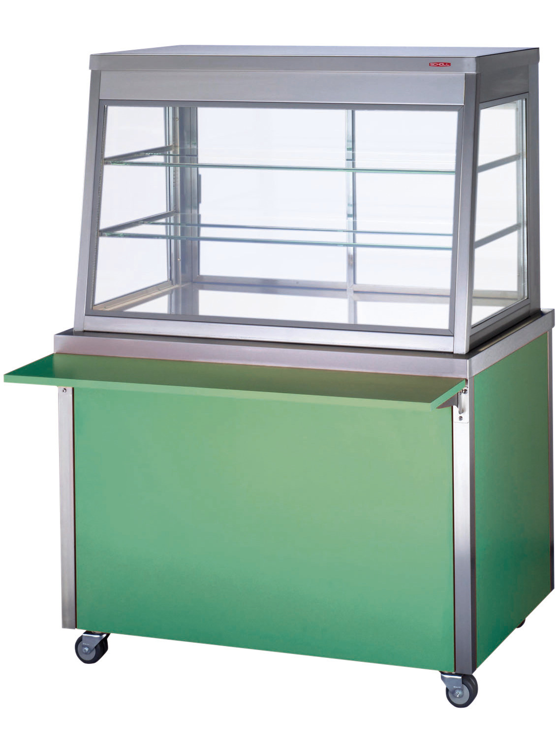 Kaltausgabe-Vitrine mit Frontscheibe /  Young Line / 1100 x 750 x 1550 mm