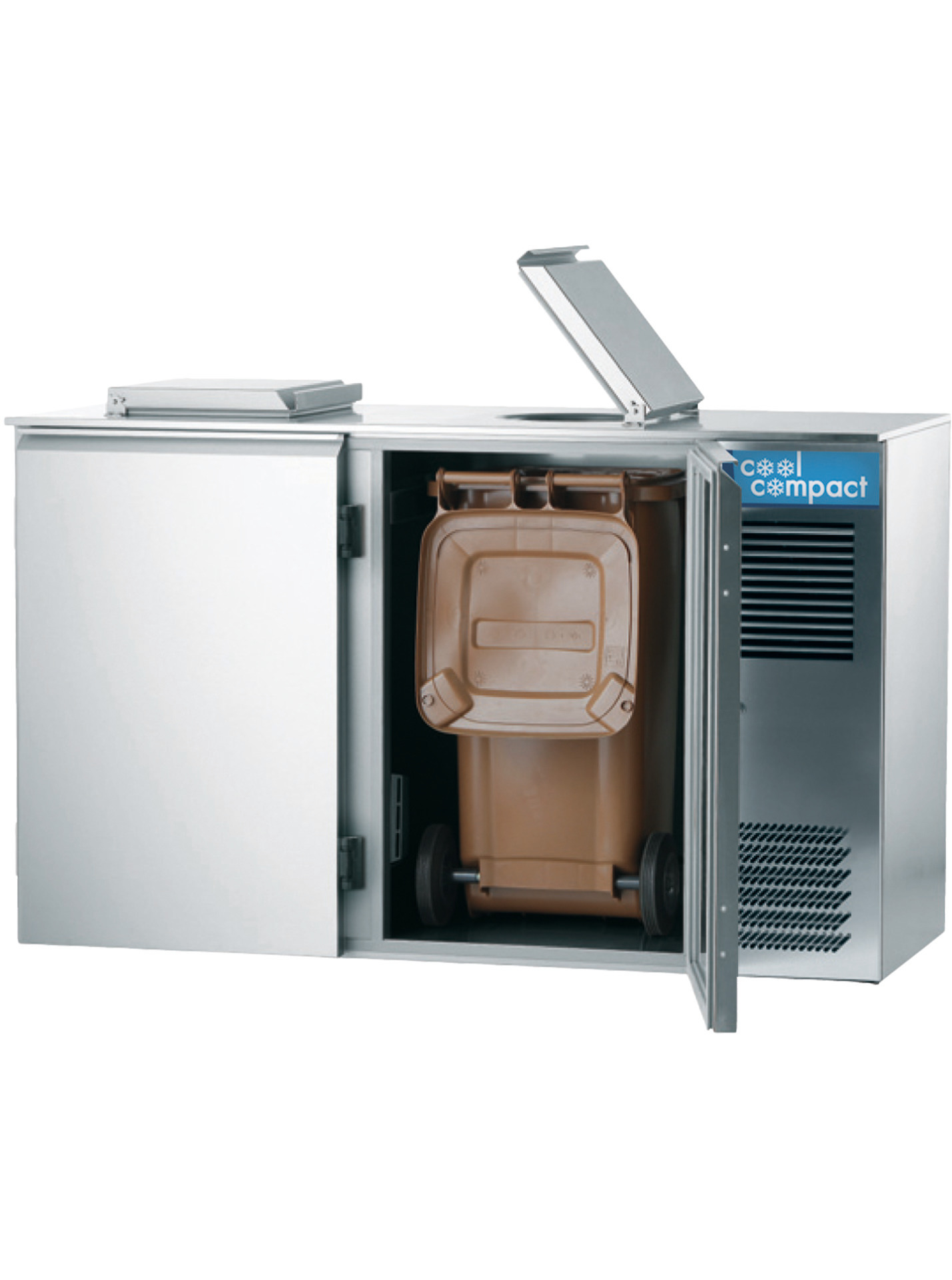 Abfallkühler für 2 x 120,00 l / 0,08 kW / zentralgekühlt