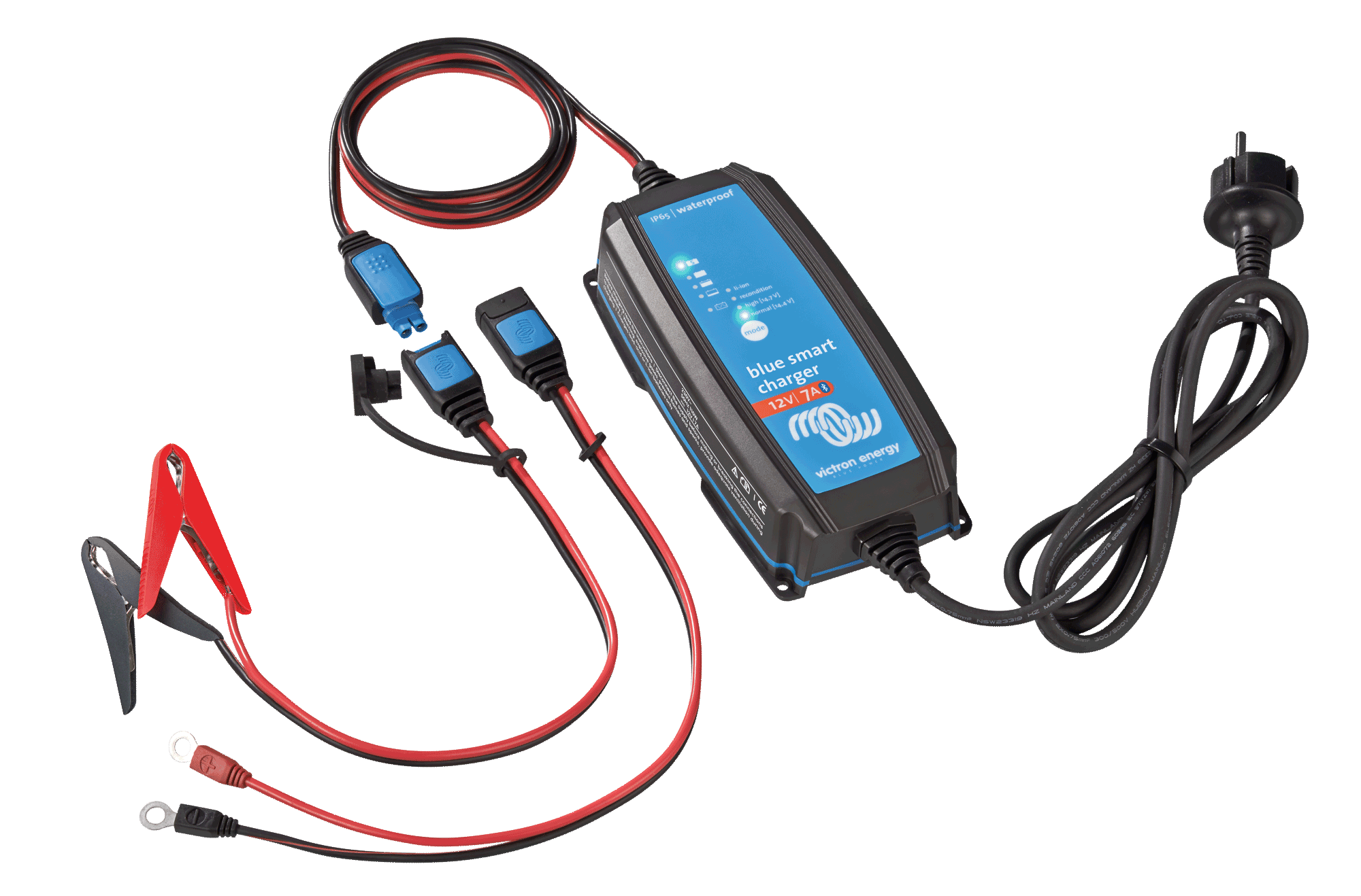 Victron Blue Smart IP65 12/7 Bluetooth Ladegerät 12V 7A für Blei und Lithium Akkus