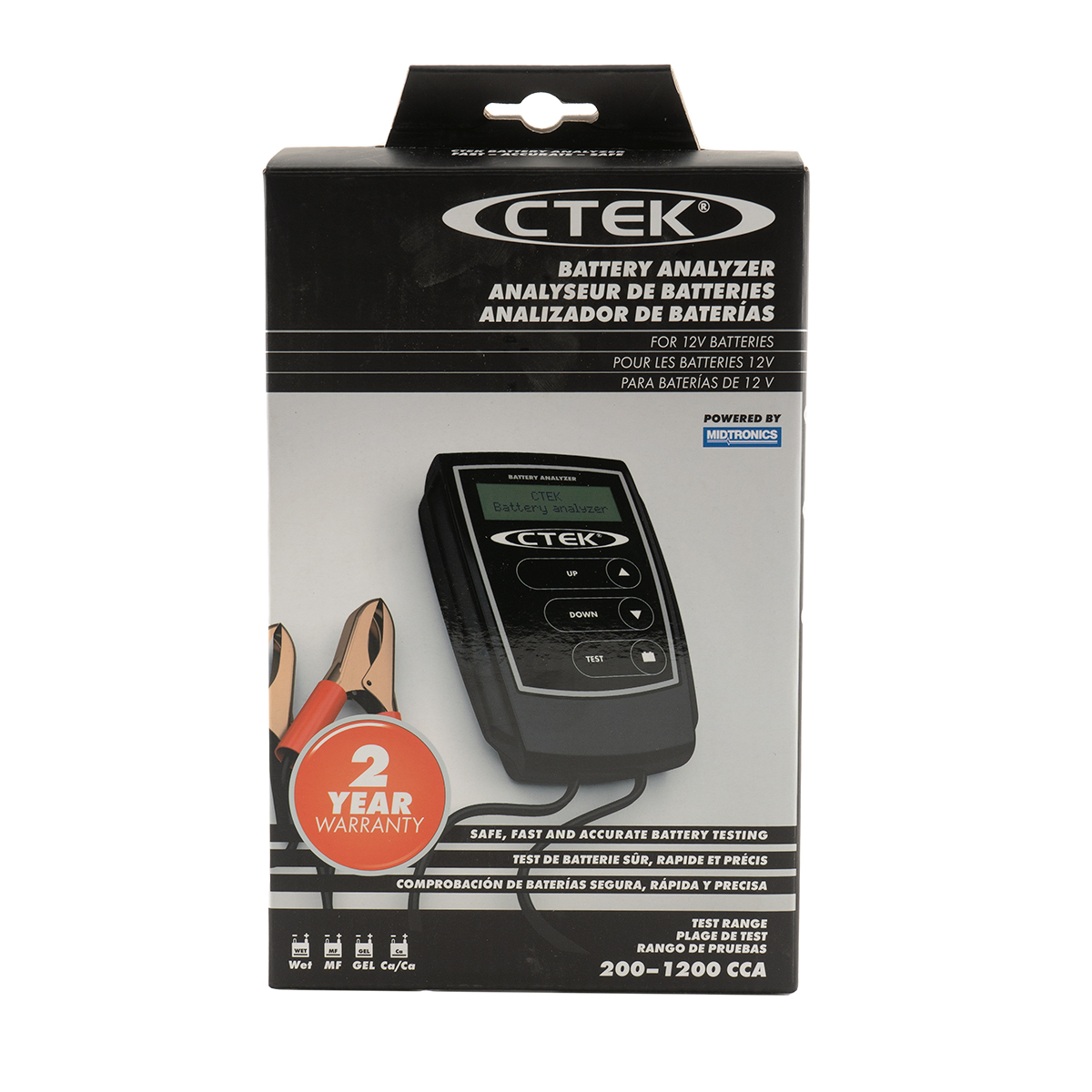 CTEK Battery Analyzer CCA Batterietester für 12V Autobatterien 