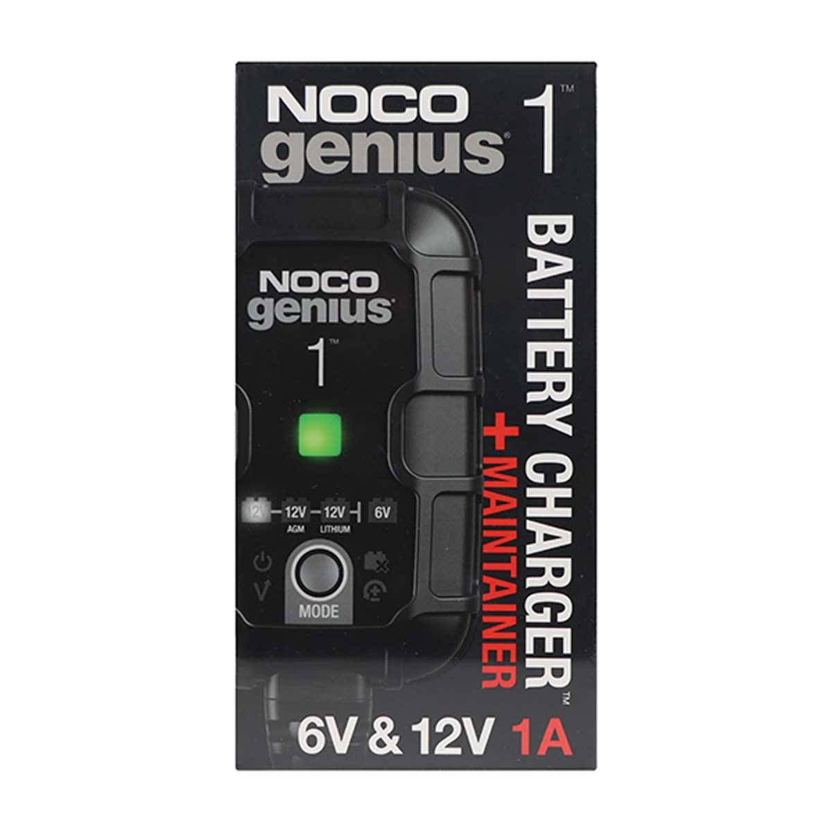 Noco Genius1 EU  Motorrad-Ladegerät 6V/ 12V 1A Blei- und Lithium-Akkus