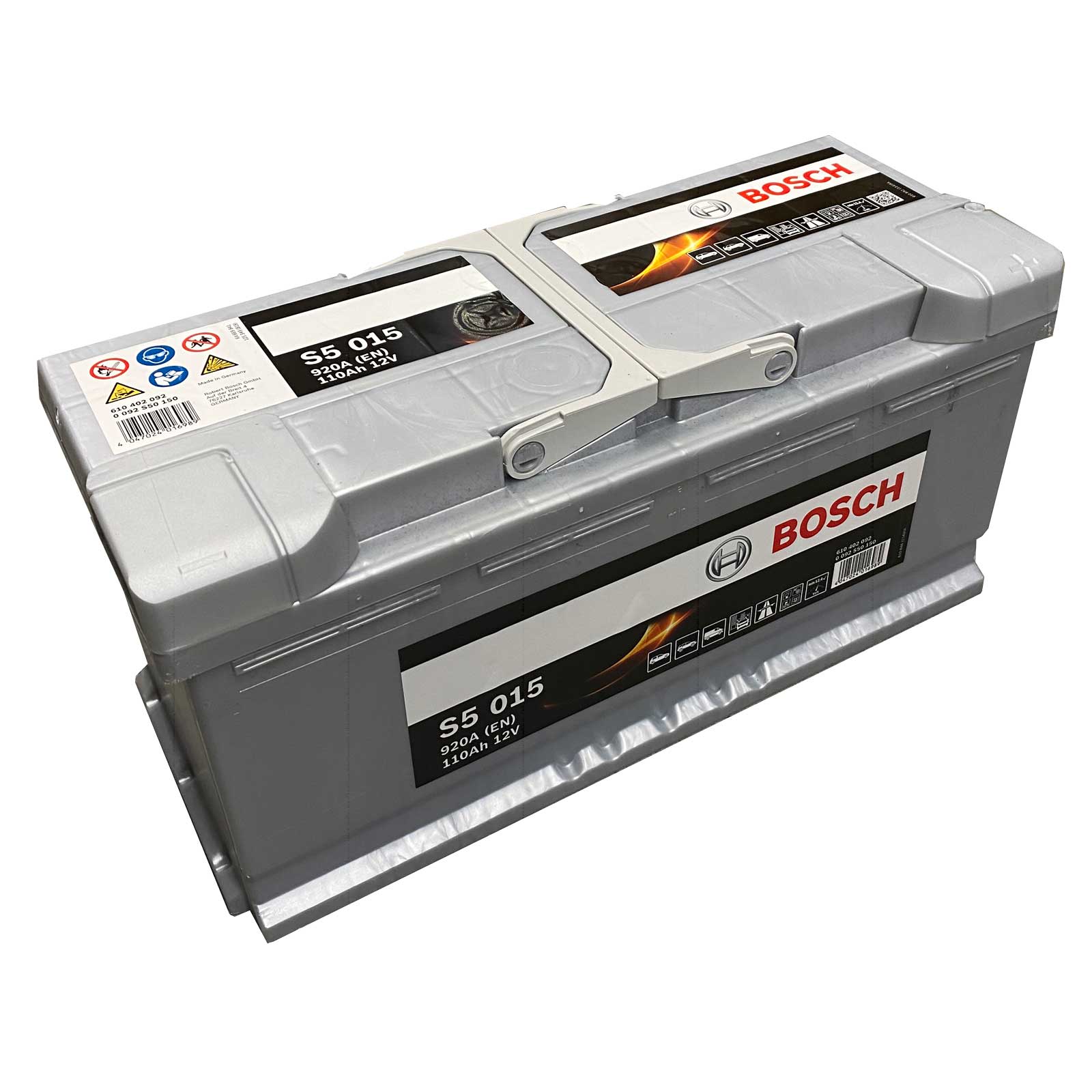 Bosch S5 015 Autobatterie 12V 110Ah 920A