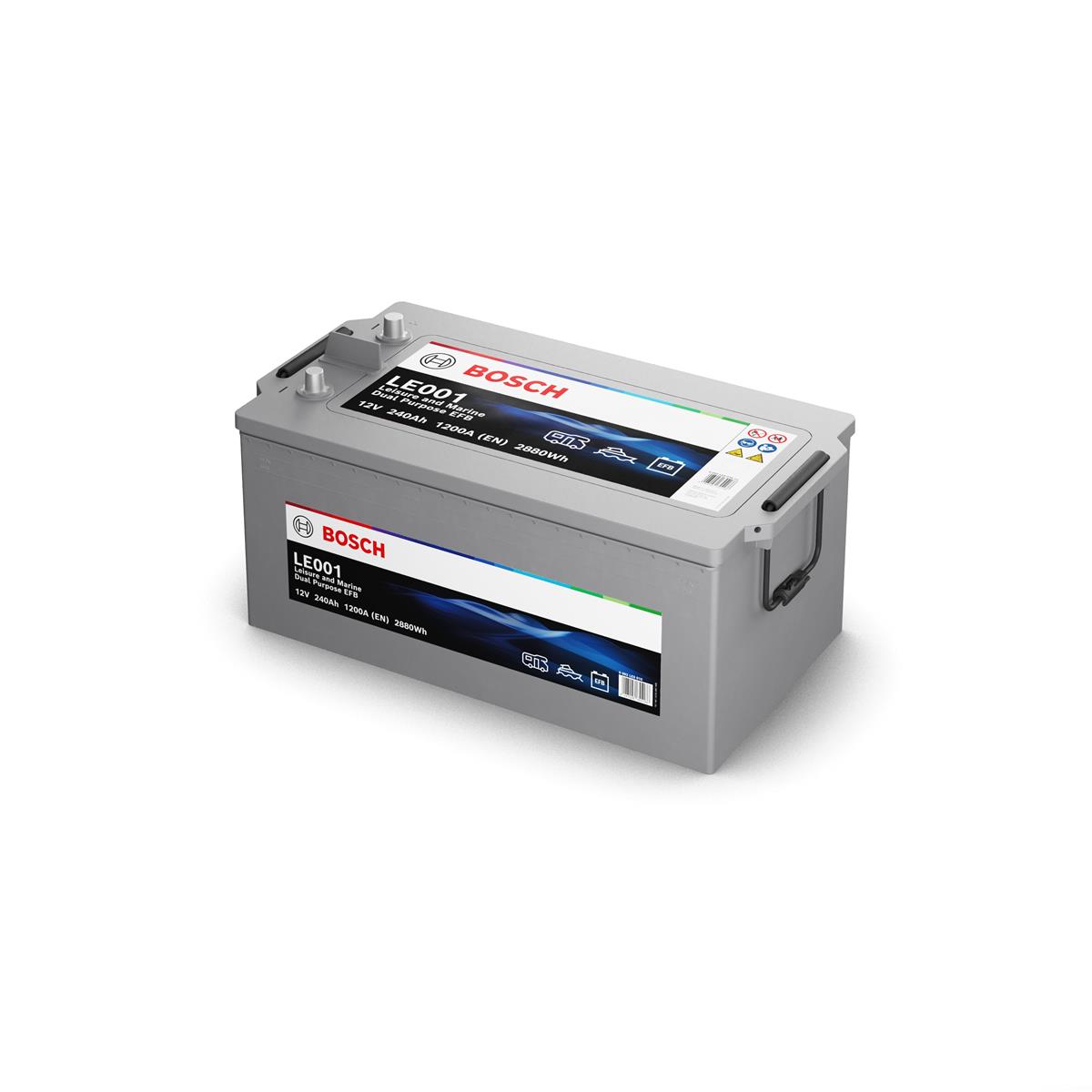 Bosch LE001 Dual EFB Starter-, Versorgungsbatterie 12V 240Ah 1200A