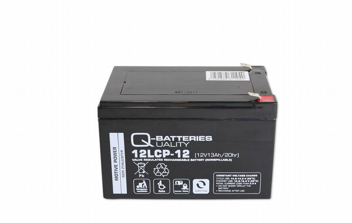 Q-Batteries Starterbatterie 580 72 Q80 12V 80Ah 720A, wartungsfrei