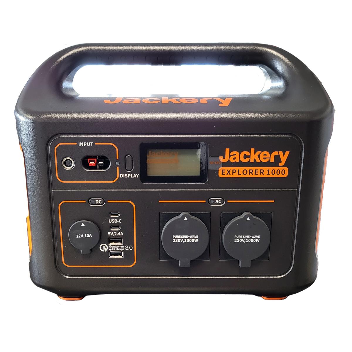 Jackery Explorer 1000 1002Wh Portable Powerstation mit Solar Case 270W Solarkoffer