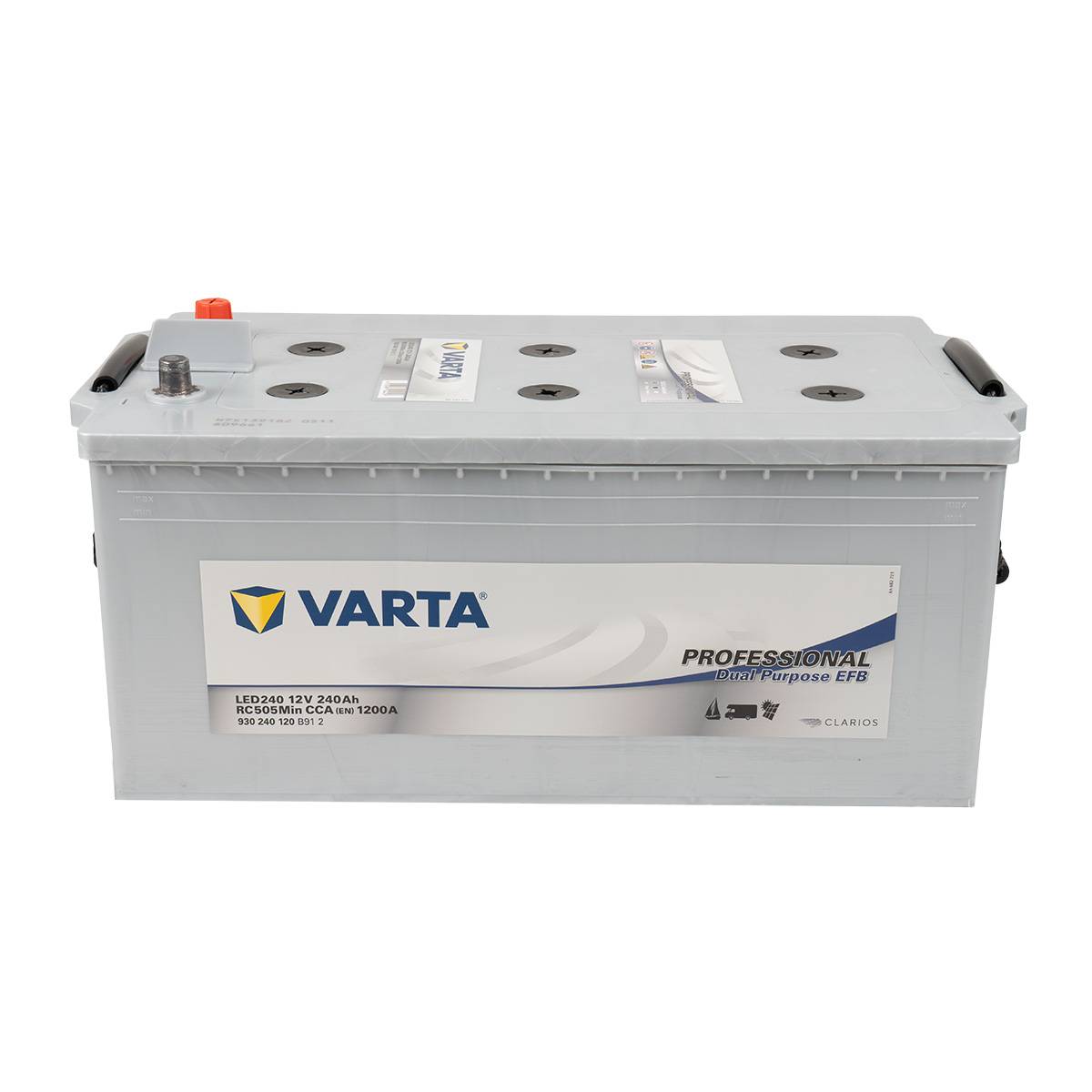 Varta LED240 Professional EFB 12V 240Ah 1200A Wohnmobilbatterie