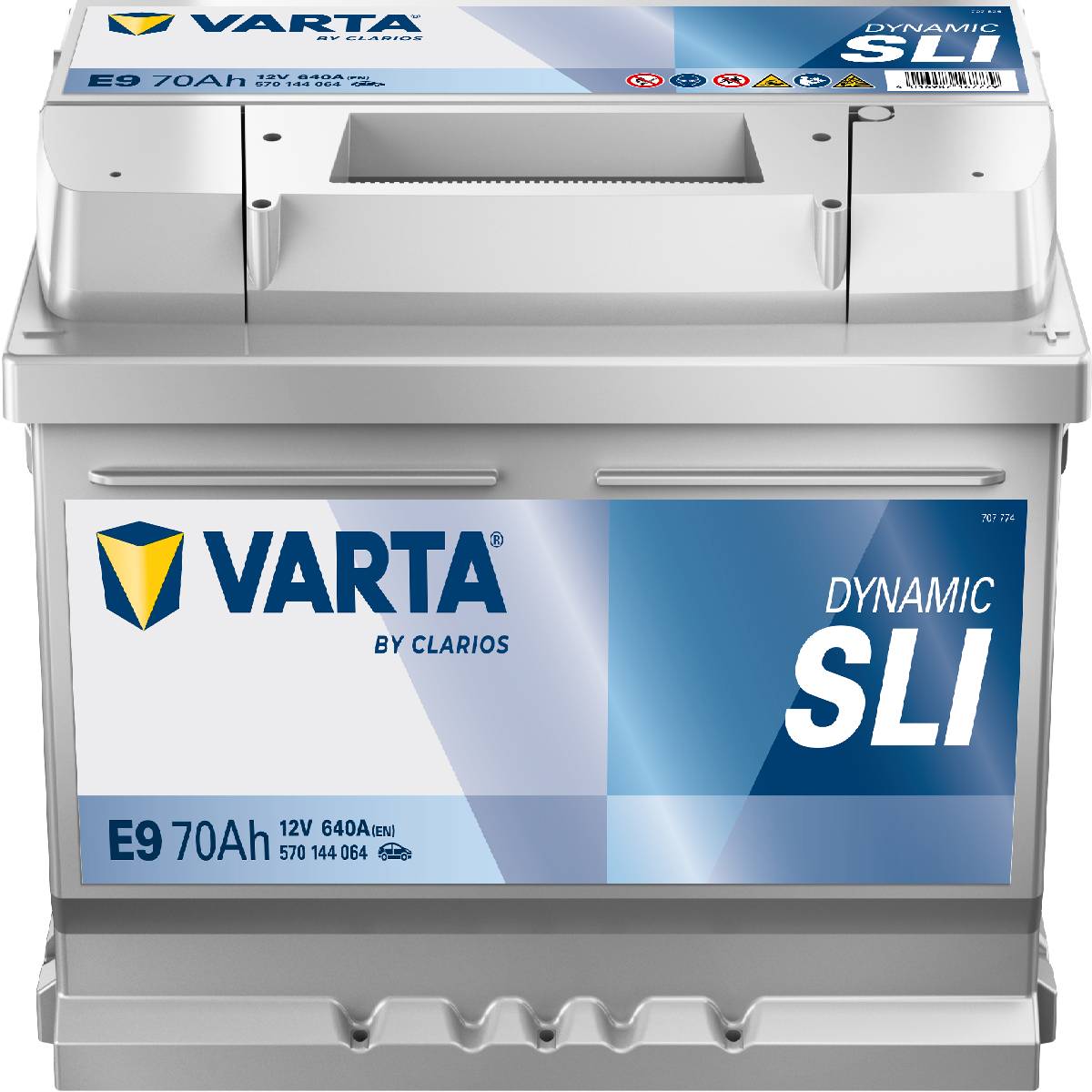 VARTA E9 Black Dynamic 12V 70Ah 640A Autobatterie 570 144 064