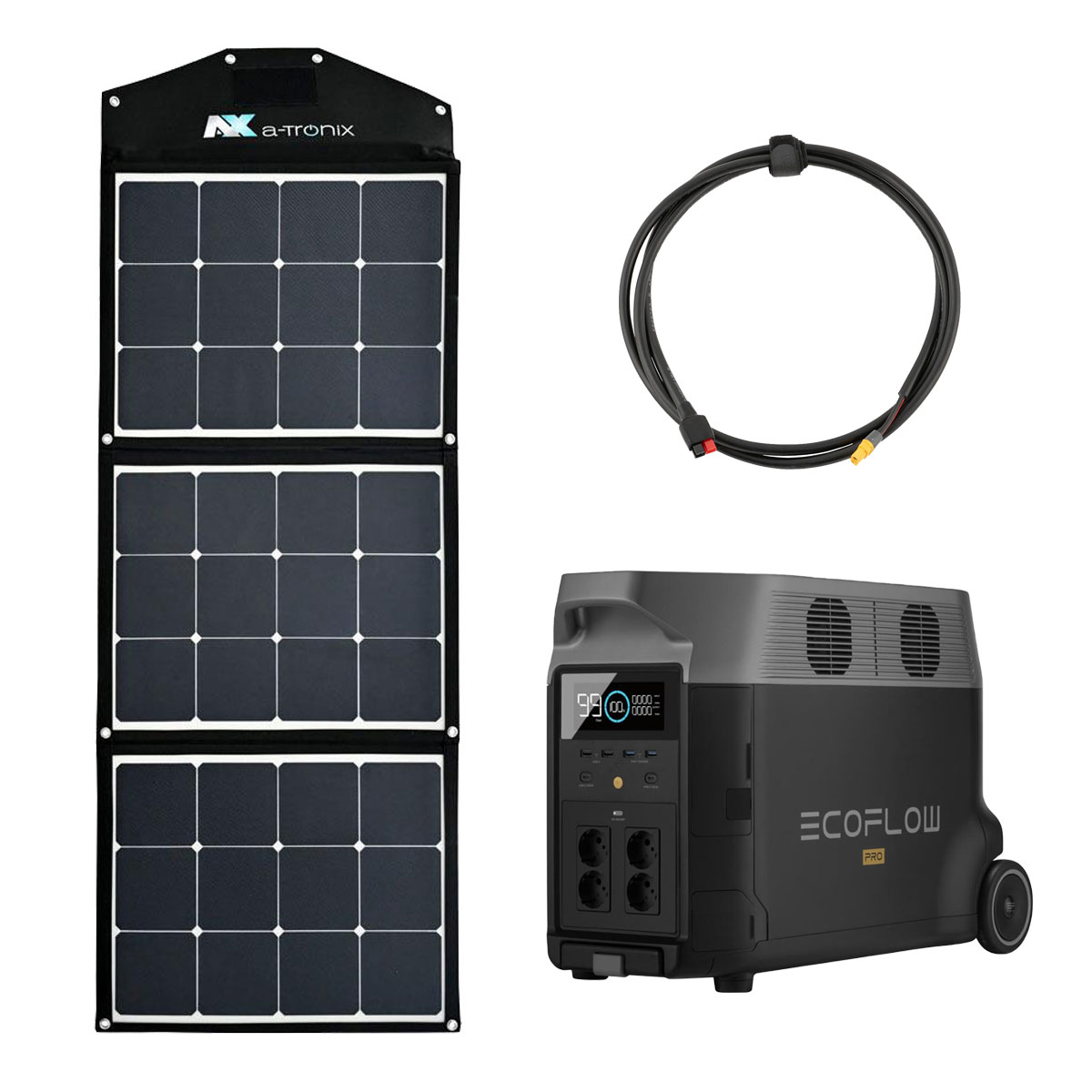 EcoFlow Delta Pro 3600Wh Portable Powerstation mit 135W Solarmodul