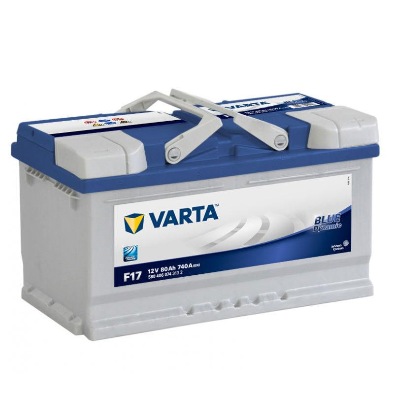 VARTA F17 Blue Dynamic 12V 80Ah 740A Autobatterie 580 406 074