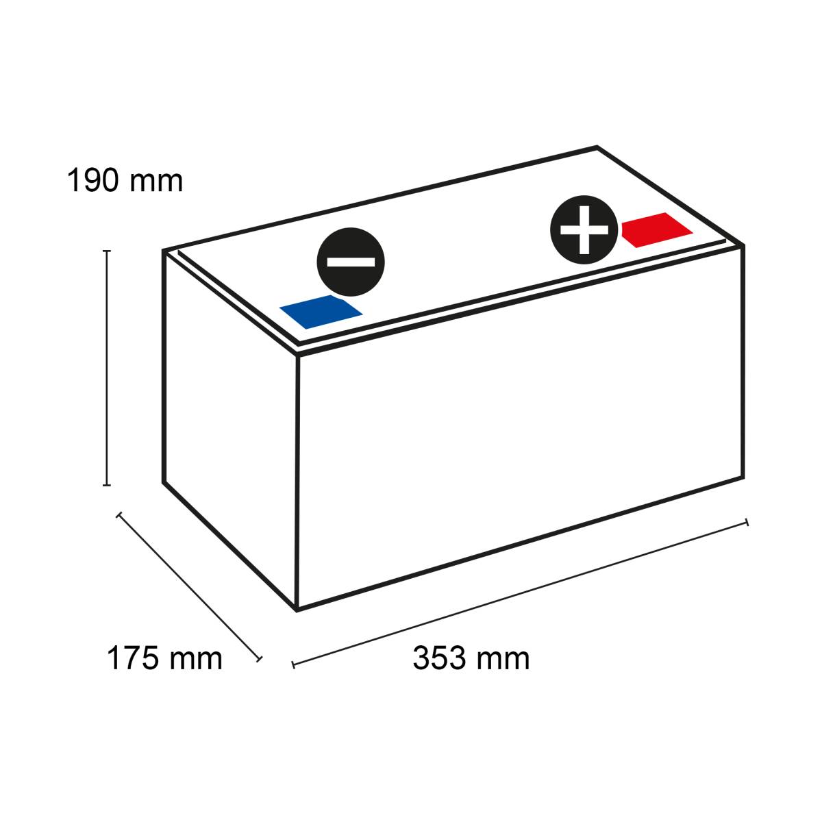Exide EP800 Dual AGM Versorgungsbatterie Starterbatterie 12V 95Ah 800Wh