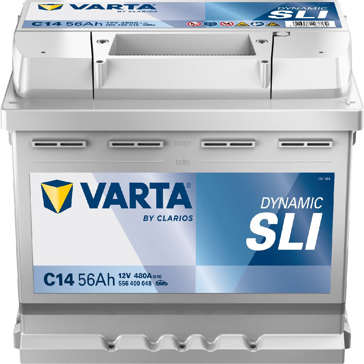 VARTA C14 Black Dynamic 12V 56Ah 480A Autobatterie 556 400 048