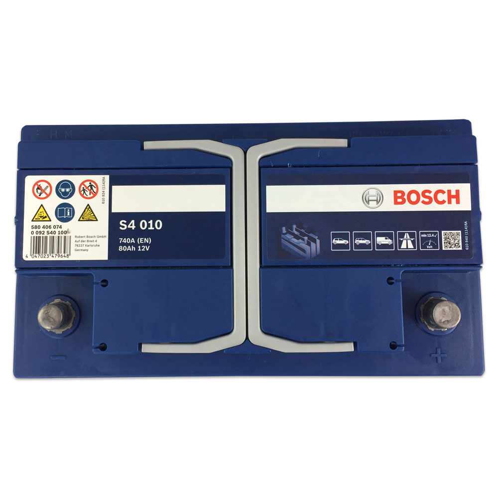 Bosch S4 010 Autobatterie 12V 80Ah 740A