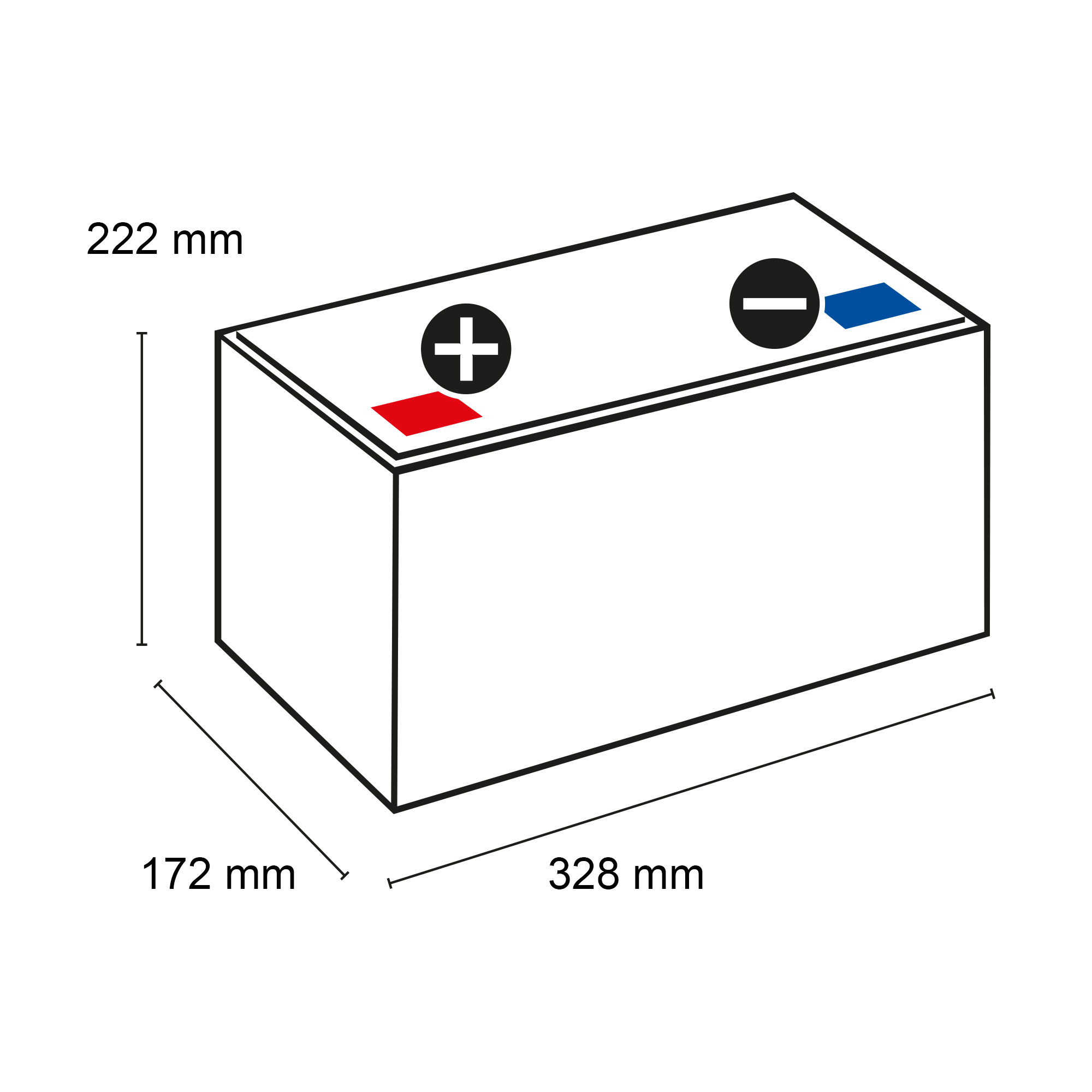 Q-Batteries 12LC-100 AGM Solar und Wohnmobil Batterie 12V 107Ah