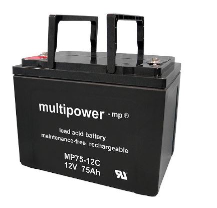 Multipower MP75-12C / 12V 75Ah Blei Akku AGM Zyklentyp