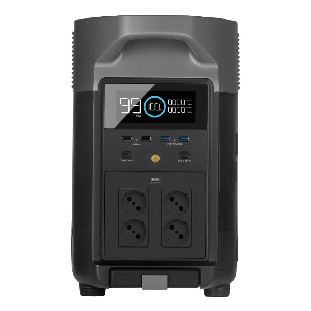 EcoFlow Delta Pro 3600Wh Portable Powerstation mit 150W Solarkoffer