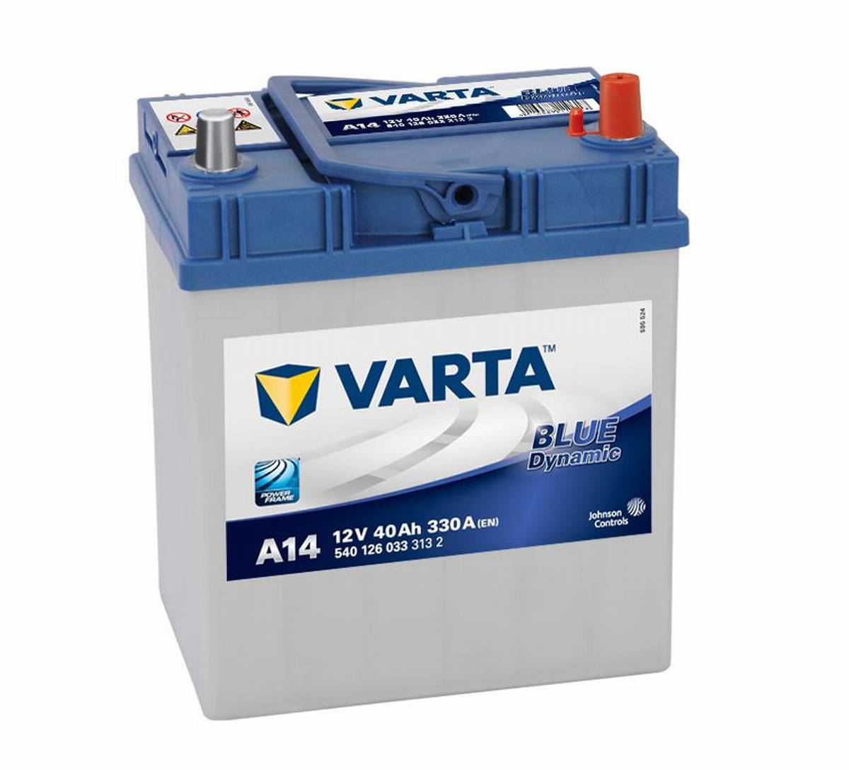 VARTA A14 Blue Dynamic 12V 40Ah 330A Autobatterie 540 126 033