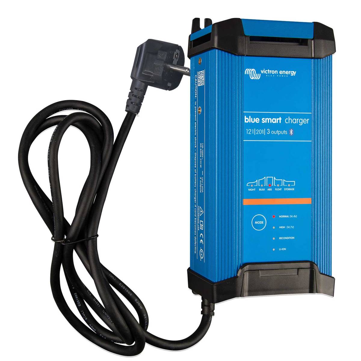 Victron IP22 12/20 (3) Blue Smart Ladegerät für Blei- und Lithium Akkus