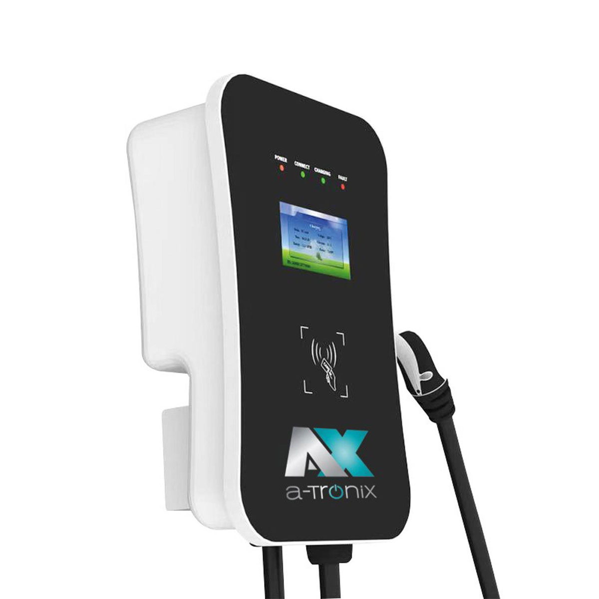 a-TroniX Wallbox 11kW Home Plus Ladestation E-auto Typ2 16A KfW-förderfähig 5m Ladekabel