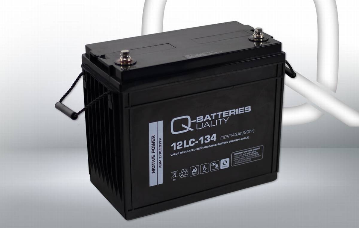 Q-Batteries 12LC-134 AGM Solar und Wohnmobil Batterie 12V 143Ah