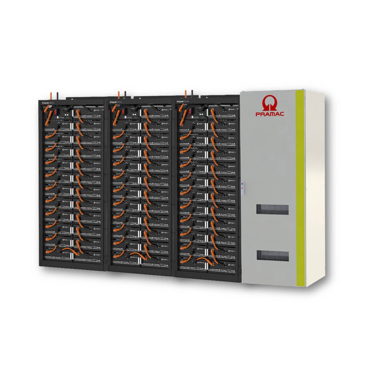 Pramac PST 50/109 109 kWh Indoor Gewerbespeicher inkl Rack, Wechselrichter, Batterien, BMS