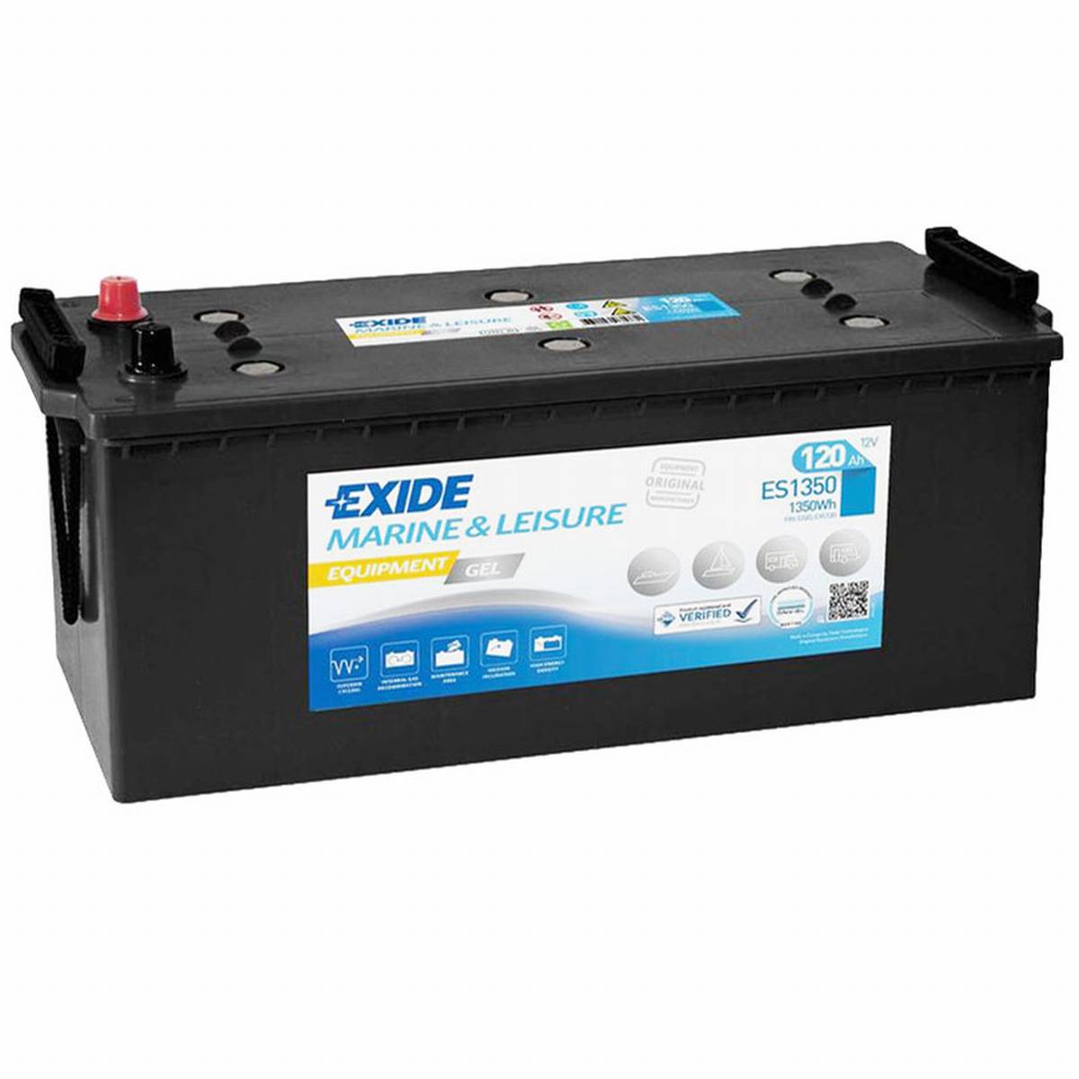 Exide ES1350 Equipment Gel 12V 120Ah G120 Versorgungsbatterie