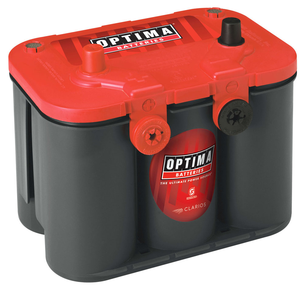 Optima Red Top RT U - 4.2, 12V 50Ah, AGM Starterbatterie, Spiralcell Technologie