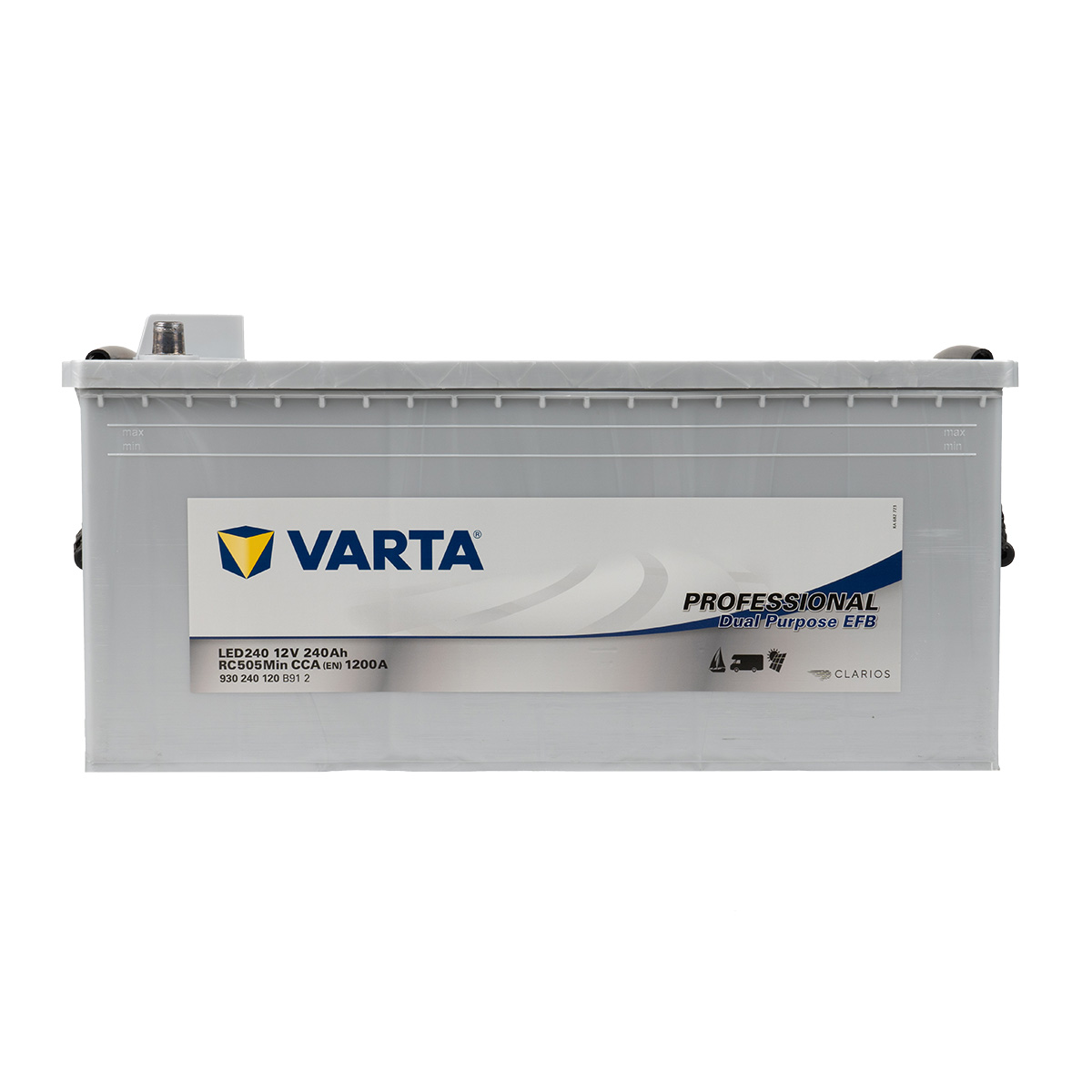 Varta LED240 Professional EFB 12V 240Ah 1200A Wohnmobilbatterie