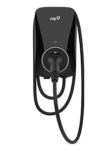 FOX ESS 11kW Wallbox 3-phasig (4G) mit 6m Kabel, Stecker Typ 2 A011KP1-E-B-WOG