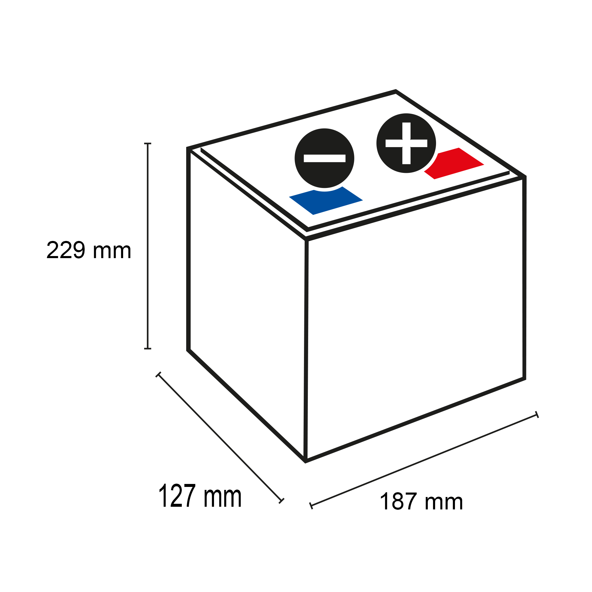 VARTA A14 Blue Dynamic 12V 40Ah 330A Autobatterie 540 126 033