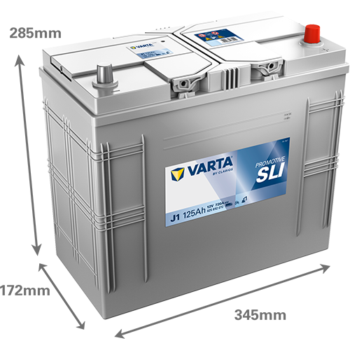 VARTA J1 ProMotive Heavy Duty 12V 125Ah 720A LKW Batterie 625 012 072