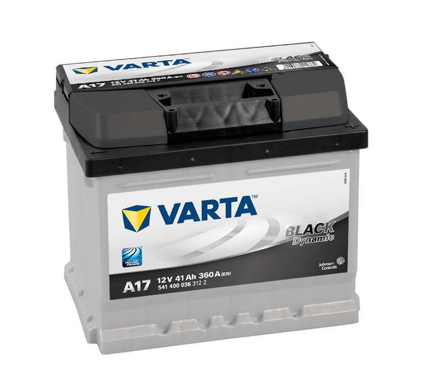 VARTA A17 Black Dynamic 12V 41Ah 360A Autobatterie 541 400 036