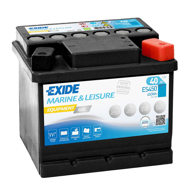 Exide ES450 Equipment Gel 12V 40Ah G40 Versorgungsbatterie