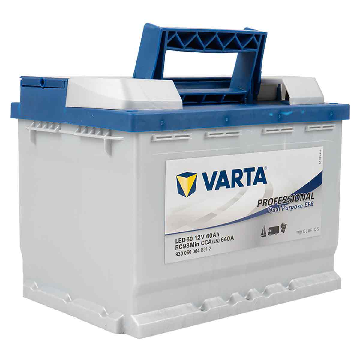 Varta LED60 Professional EFB 12V 60Ah 640A Wohnmobilbatterie