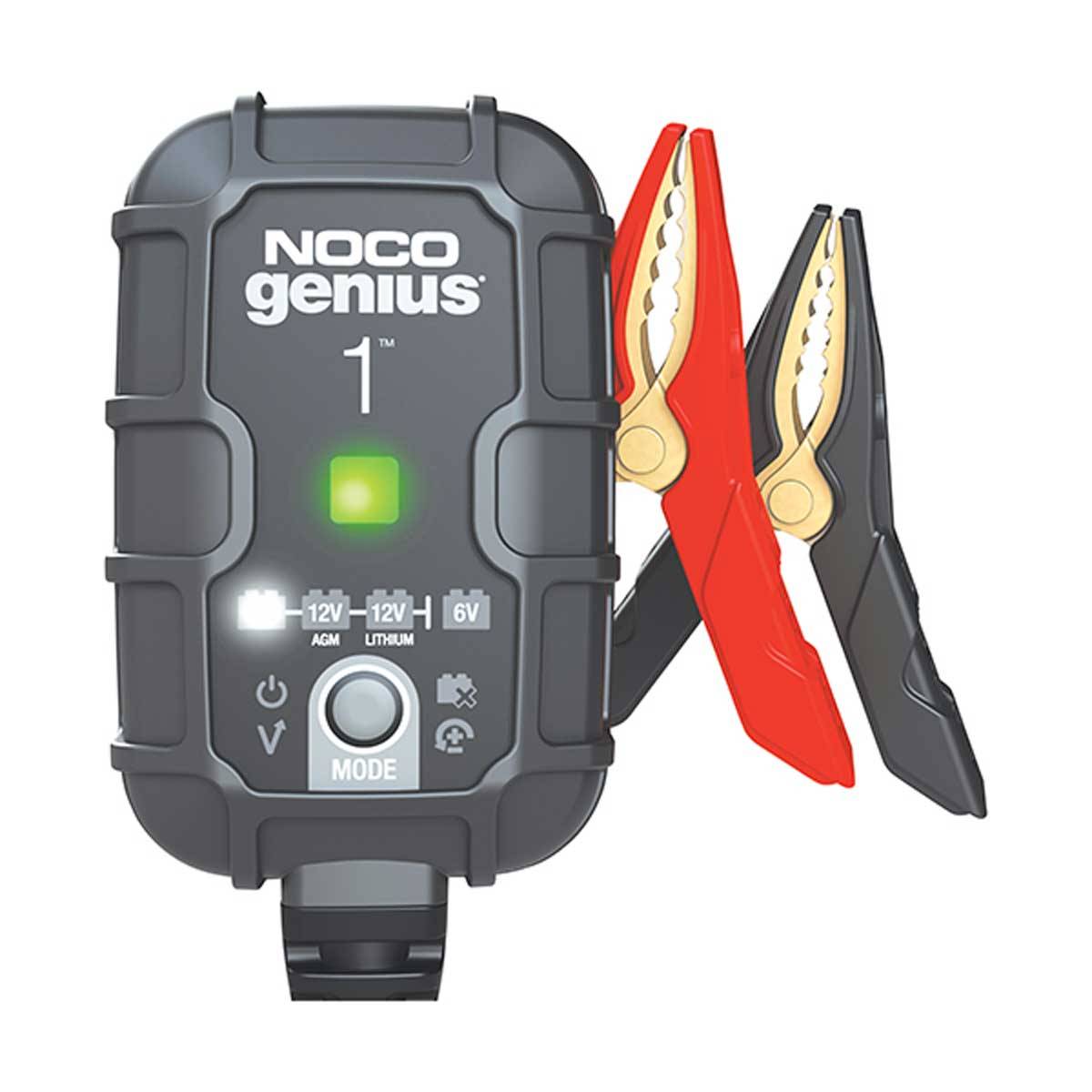 Noco Genius1 EU  Motorrad-Ladegerät 6V/ 12V 1A Blei- und Lithium-Akkus
