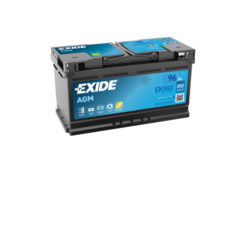 Exide EK960 Start-Stop AGM 12V 96Ah 850A Autobatterie