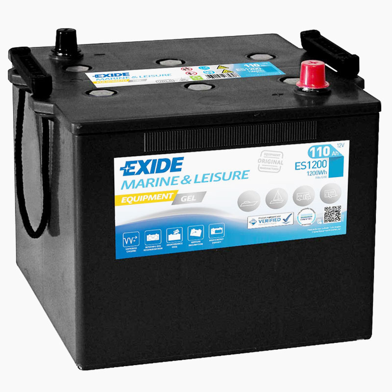 Exide ES1200 Equipment Gel 12V 110Ah G110 Natoblock Versorgungsbatterie