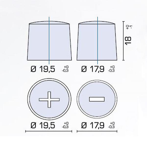 Q-Batteries 12GEL-70 Antriebsbatterie 12V 70Ah (5h), 75Ah (20h) wartungsfreier Gel-Akku VRLA
