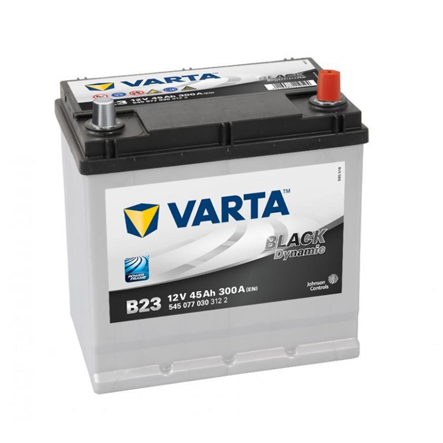 VARTA B23 Black Dynamic 12V 45Ah 300A Autobatterie 545 077 030