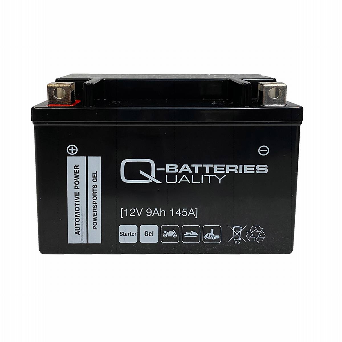 Q-Batteries Motorradbatterie 9-BS Gel 50812 12V 9Ah 145A