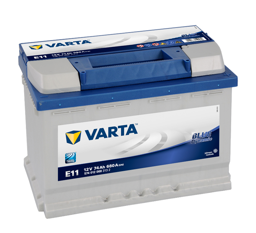 VARTA E11 Blue Dynamic 12V 74Ah 680A Autobatterie 574 012 068