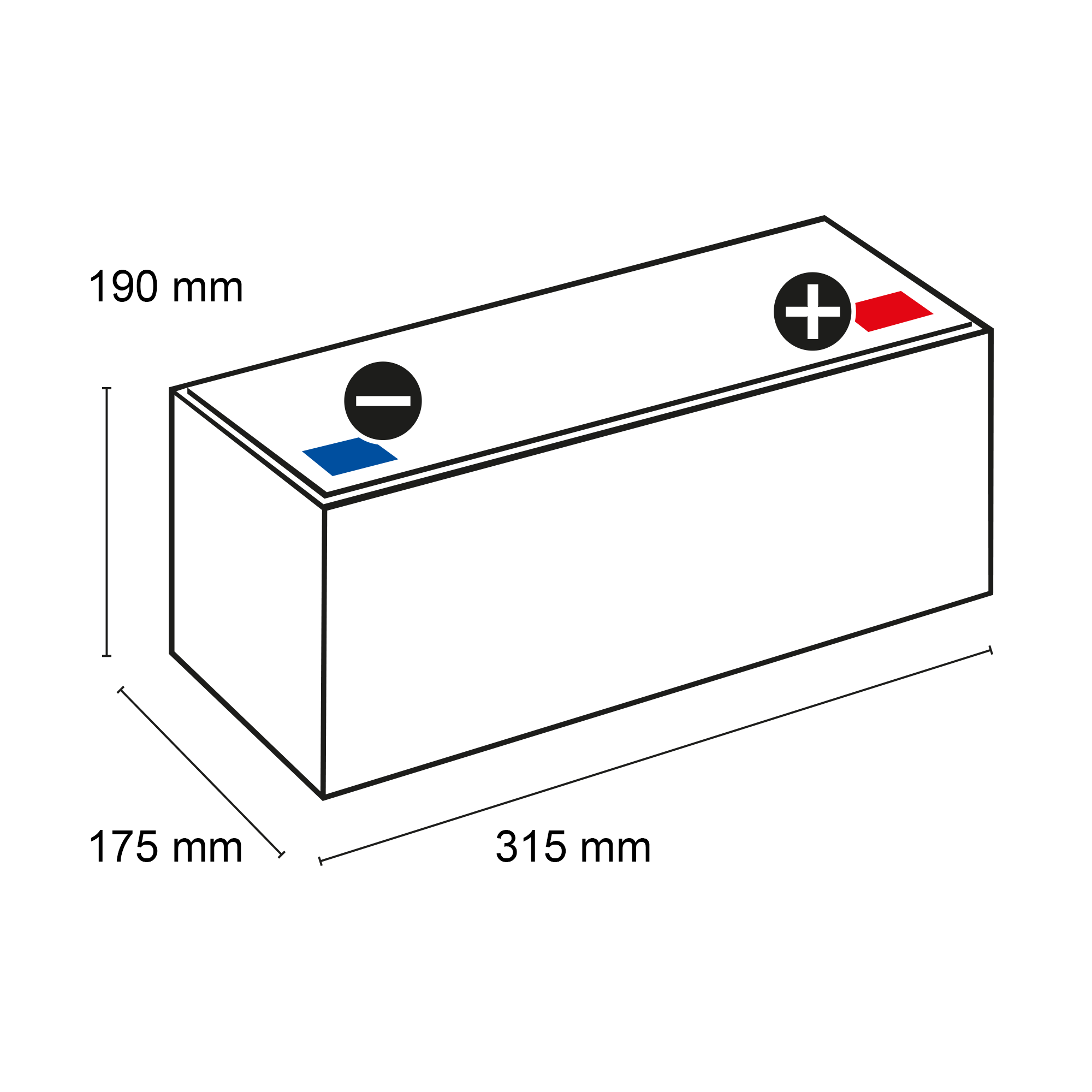 VARTA F16 Blue Dynamic 12V 80Ah 740A Autobatterie 580 400 074