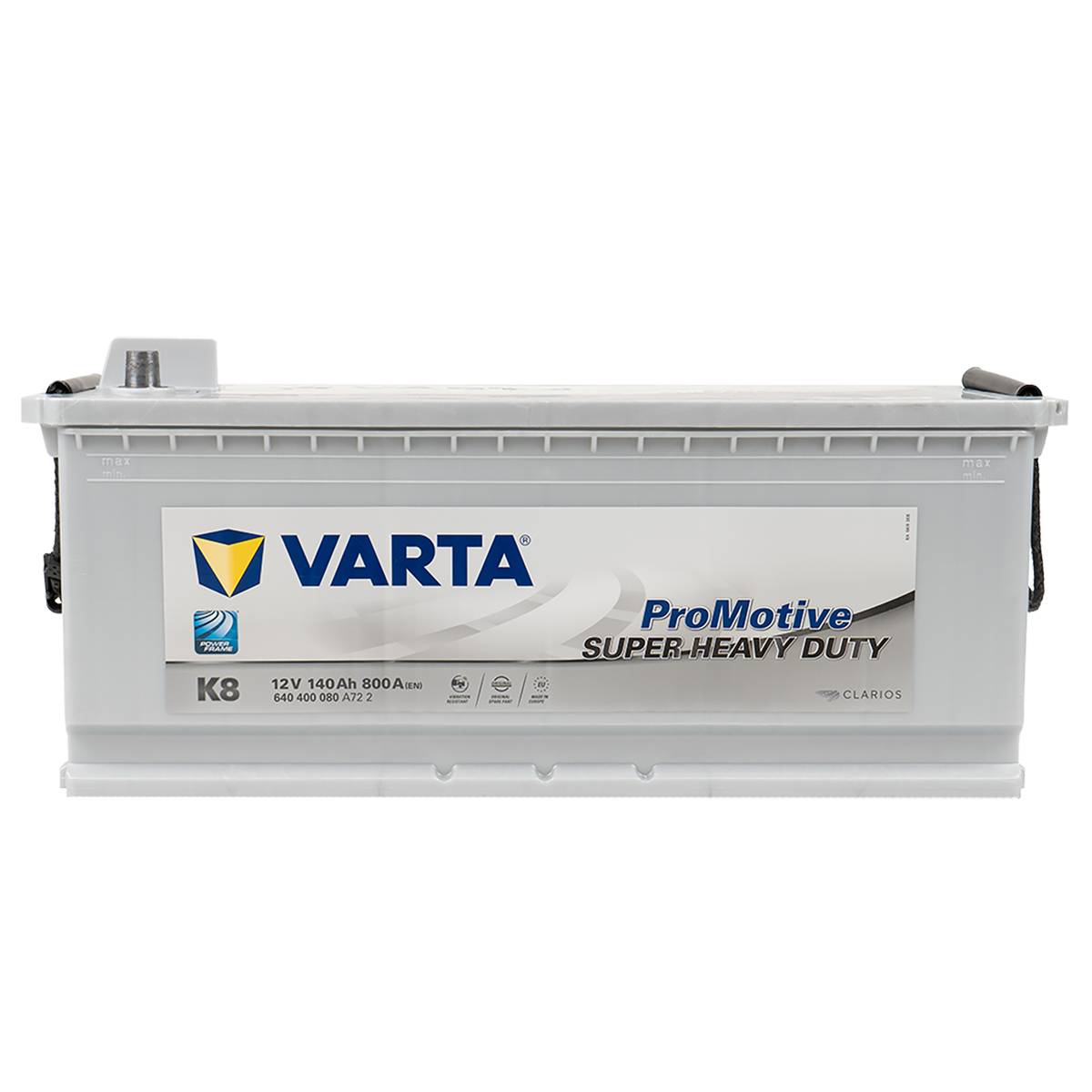 VARTA K8 ProMotive Super Heavy Duty 12V 140Ah 800A LKW Batterie 640 400 080