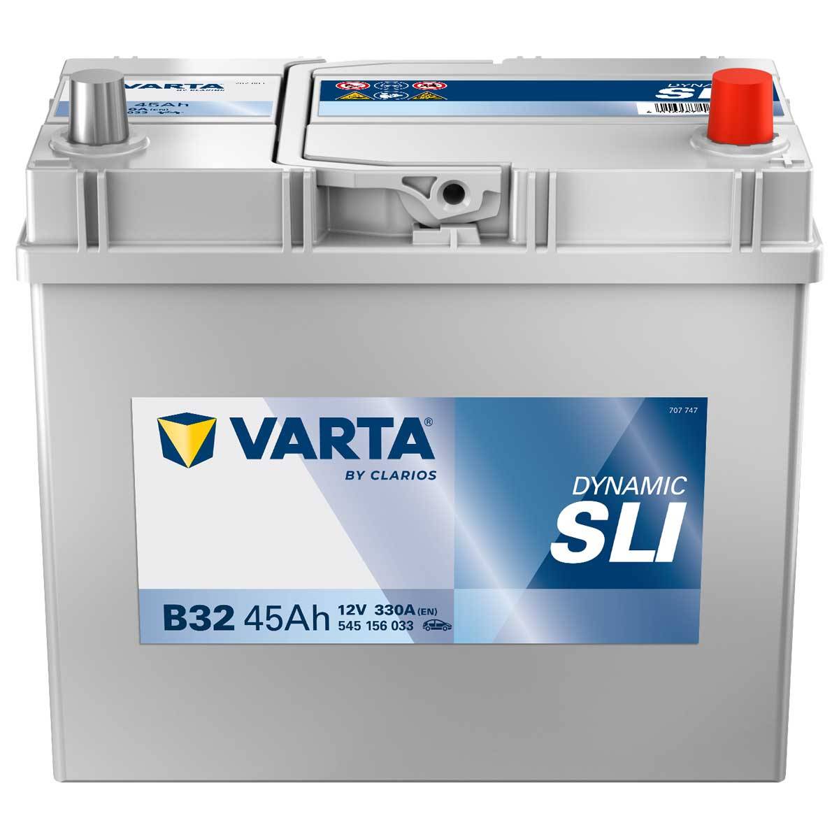 VARTA B32 Blue Dynamic 12V 45Ah 330A Autobatterie 545 156 033