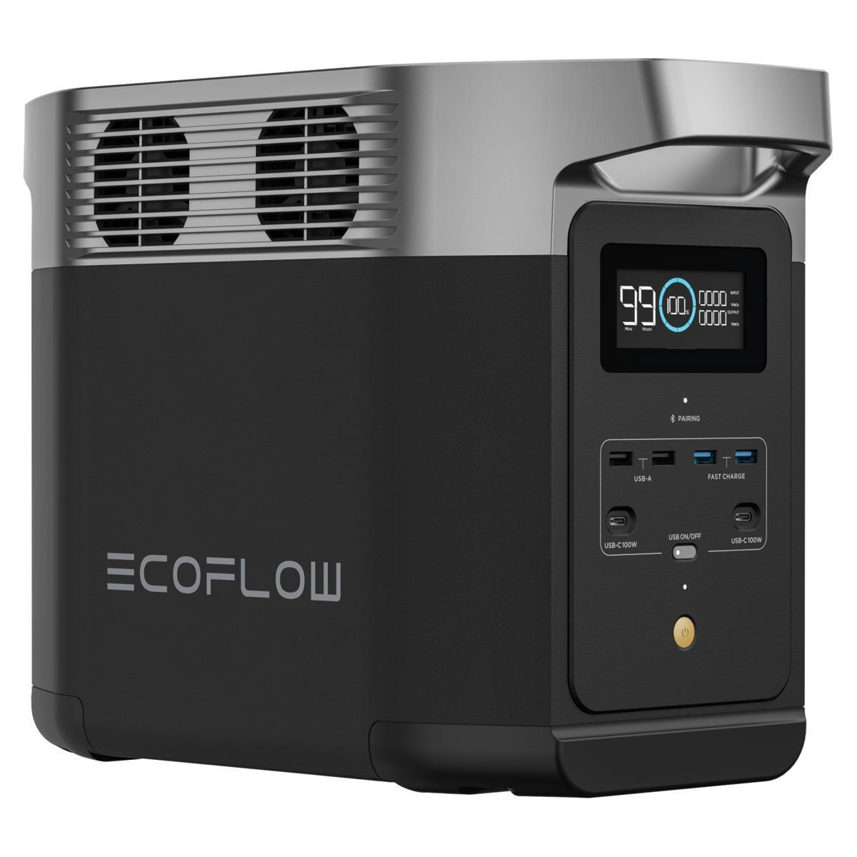 EcoFlow Delta 2 1024Wh Powerstation mit 150W Solarpanel