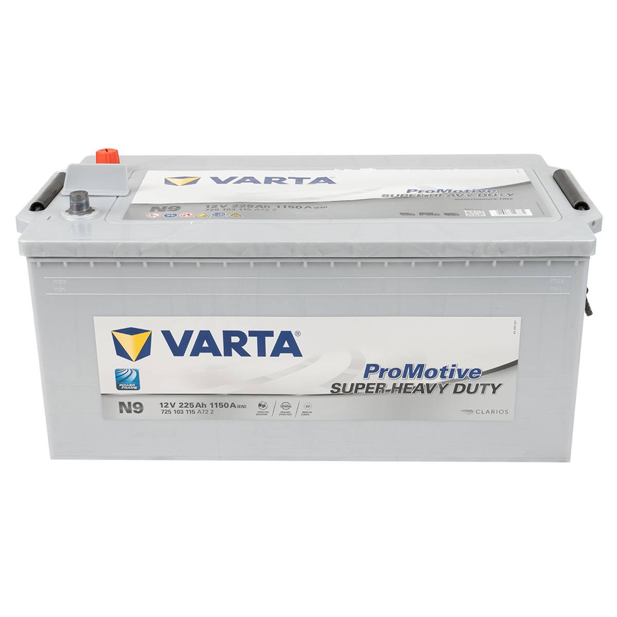 VARTA N9 ProMotive Super Heavy Duty 12V 225Ah 1150A LKW Batterie 725 103 115