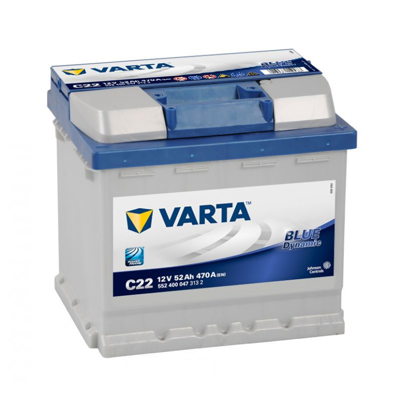 VARTA C22 Blue Dynamic 12V 52Ah 470A Autobatterie 552 400 047