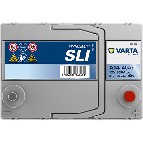 VARTA A14 Blue Dynamic 12V 40Ah 330A Autobatterie 540 126 033