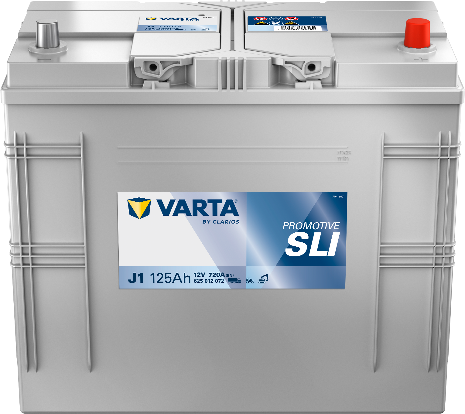 VARTA J1 ProMotive Heavy Duty 12V 125Ah 720A LKW Batterie 625 012 072