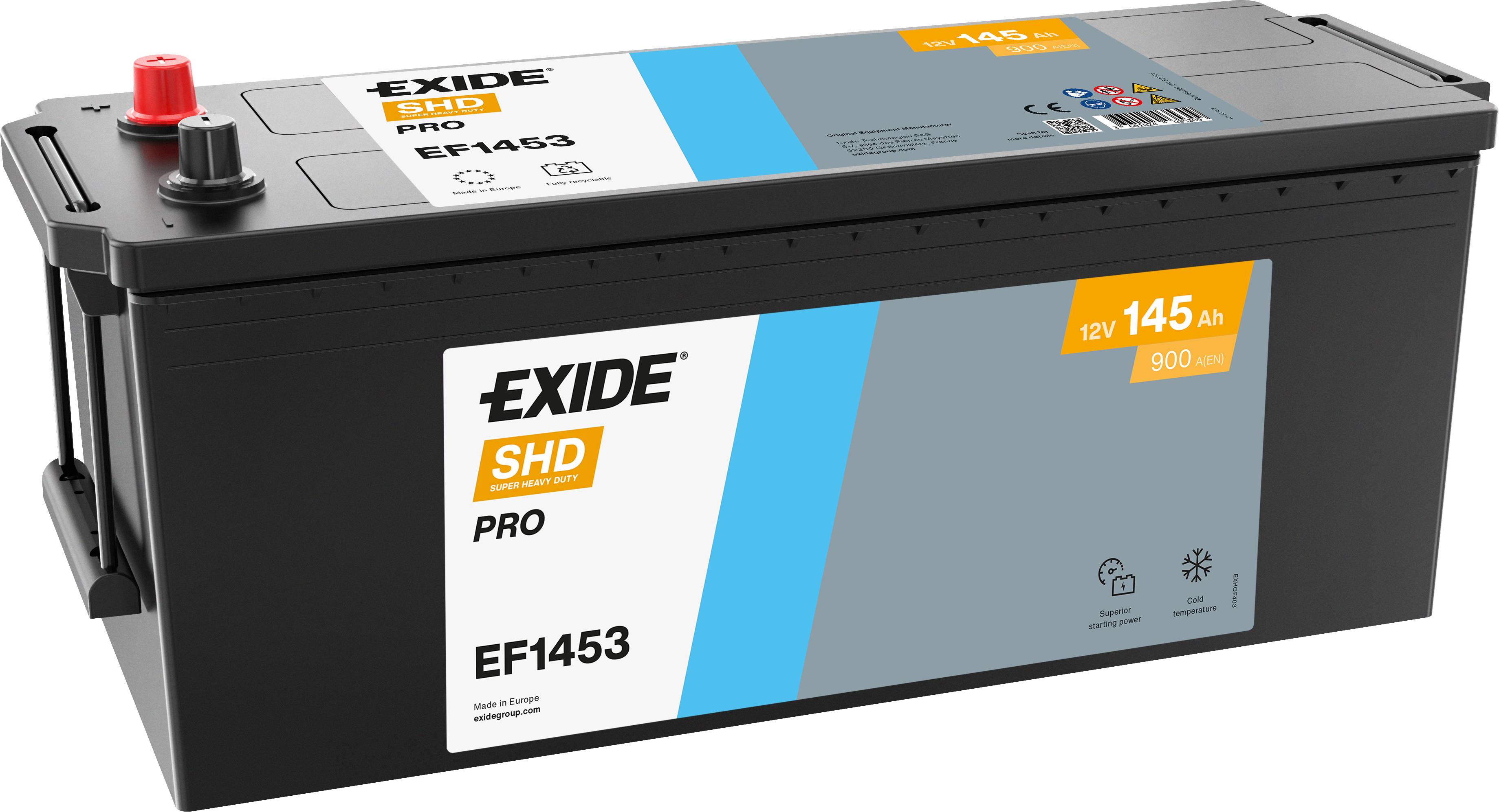 Exide EF1453 Power Pro 12V 145Ah 900A LKW Batterie