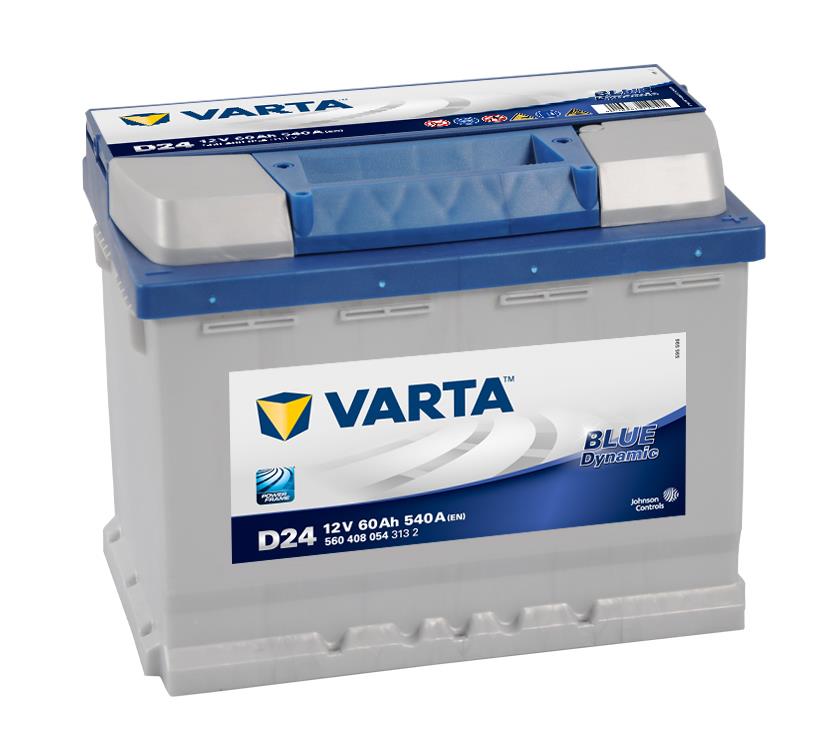 VARTA D24 Blue Dynamic 12V 60Ah 540A Autobatterie 560 408 054